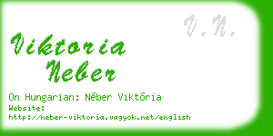 viktoria neber business card